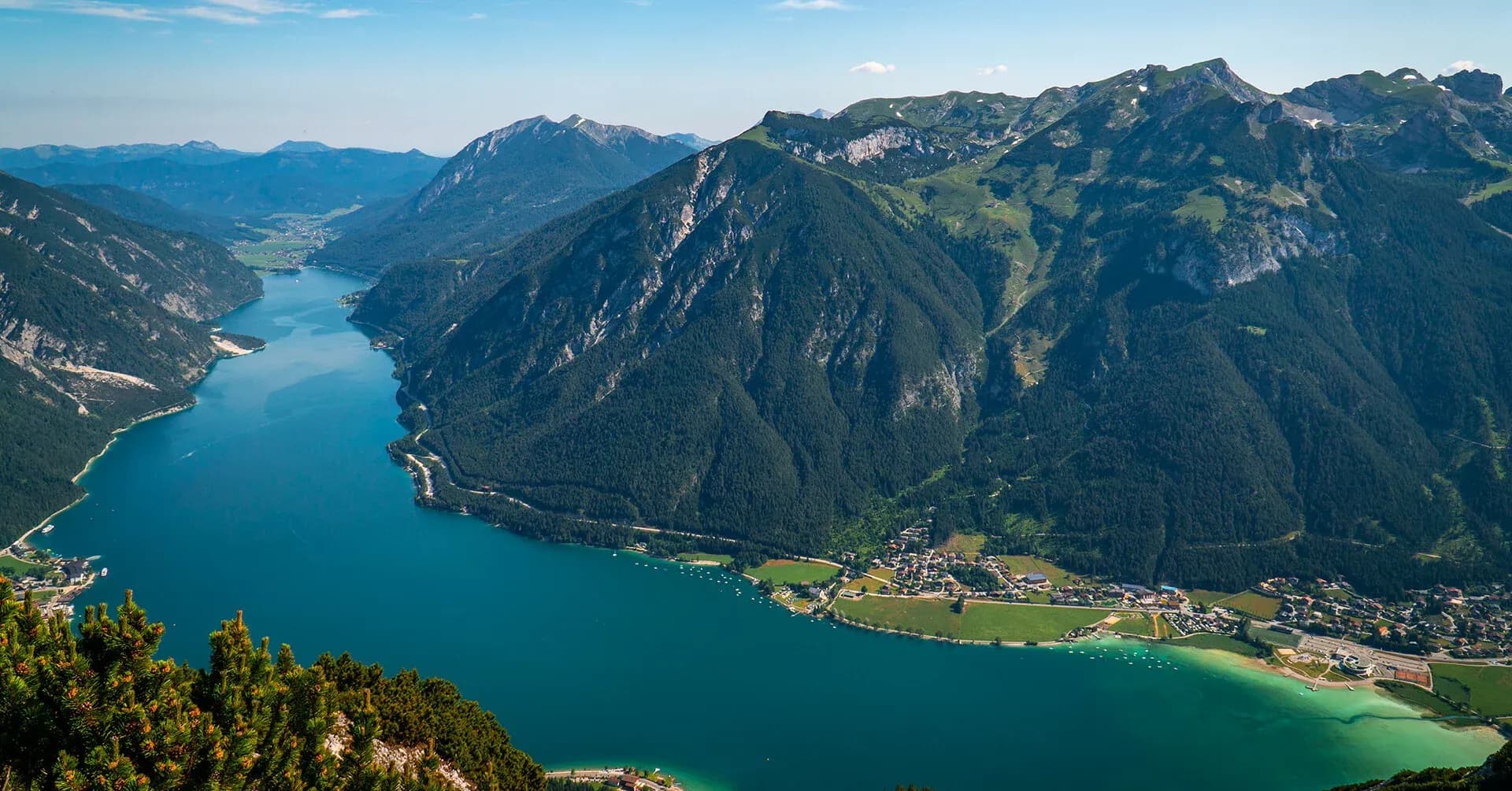 2527 Vlčí soutěska a jezero Achensee 