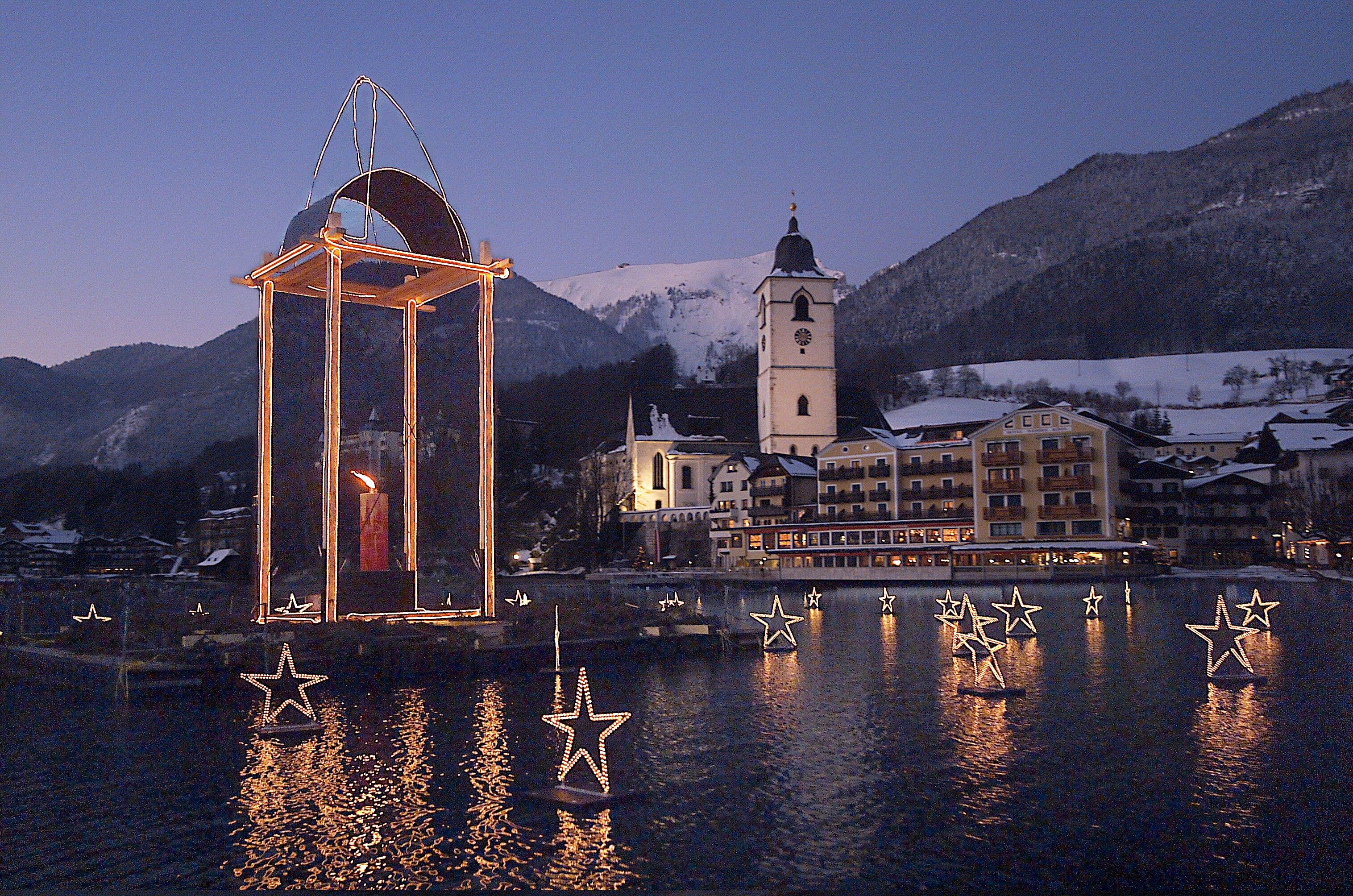 2549 Advent u jezera Wolfgangsee 